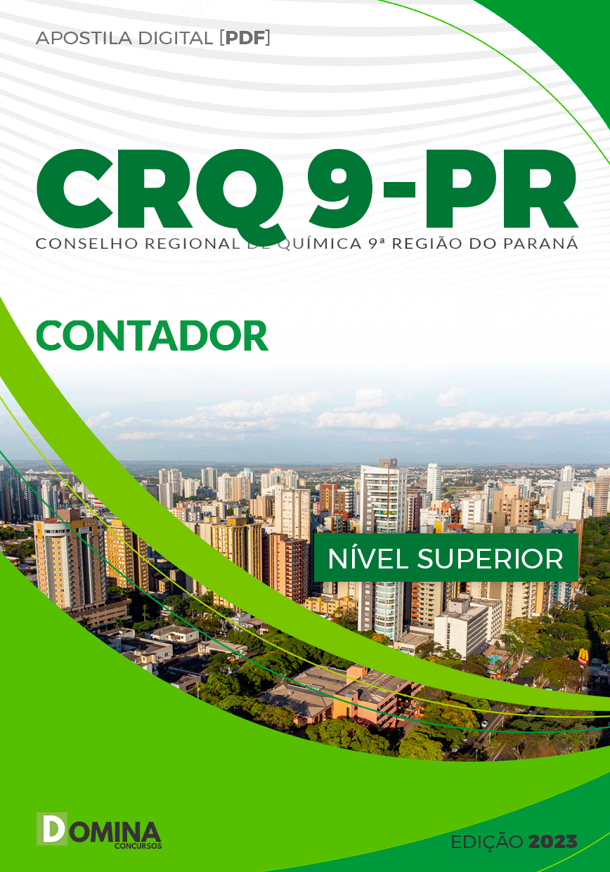 Apostila Concurso Público CRQ 9 PR 2023 Contador