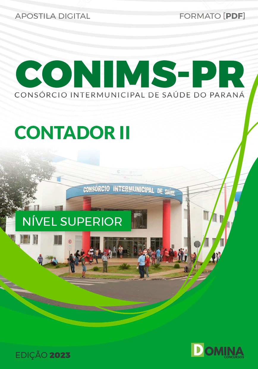 Apostila Concurso CONIMS PR 2023 Contador II
