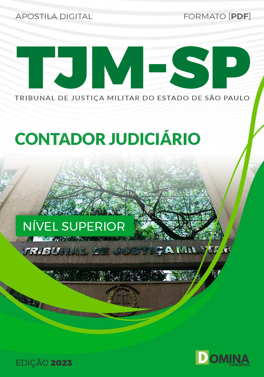 Apostila Concurso TJM SP 2023 Contador Judiciário