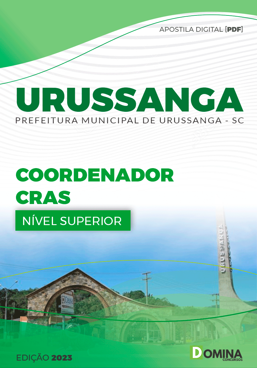 Apostila Concurso Pref Urussanga SC 2023 Coordenador CRAS
