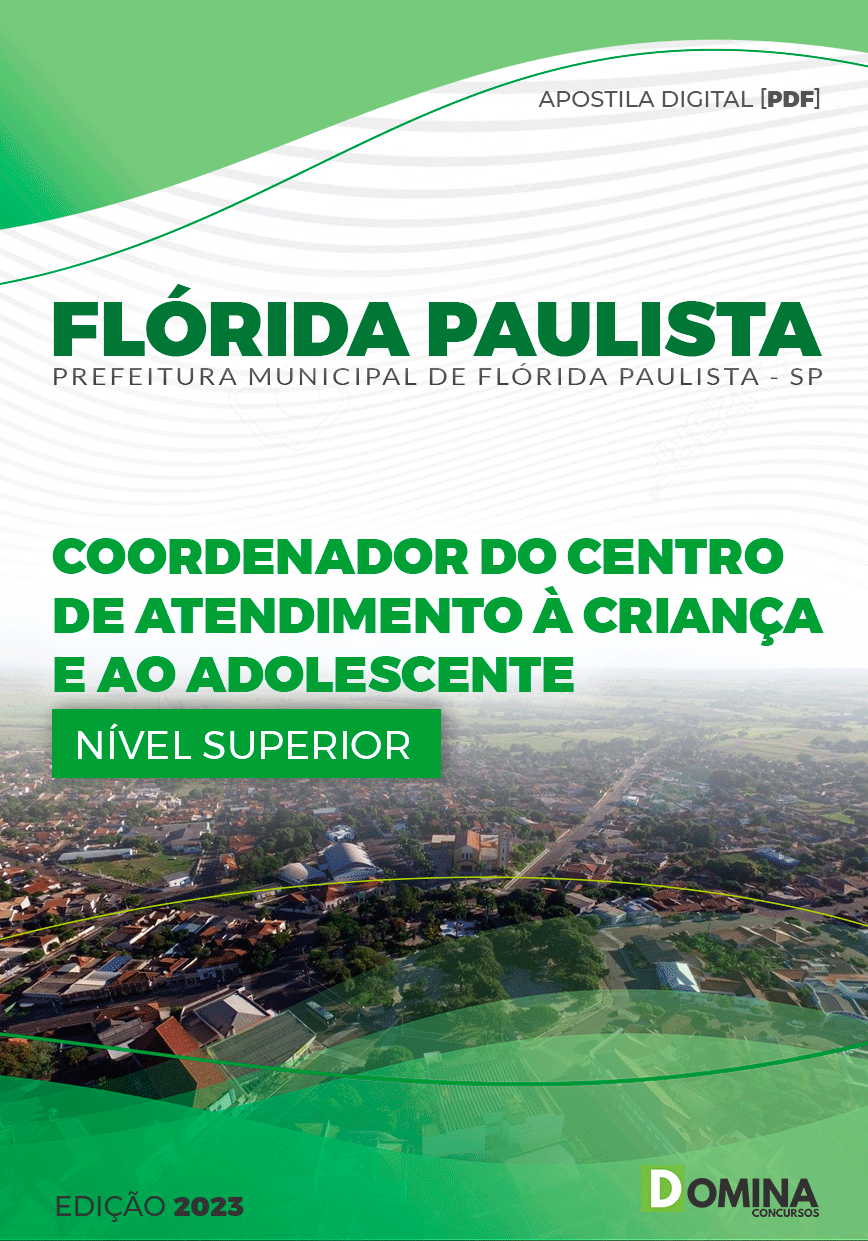 Apostila Pref Flórida Paulista SP 2023 Coordenador Atendimento