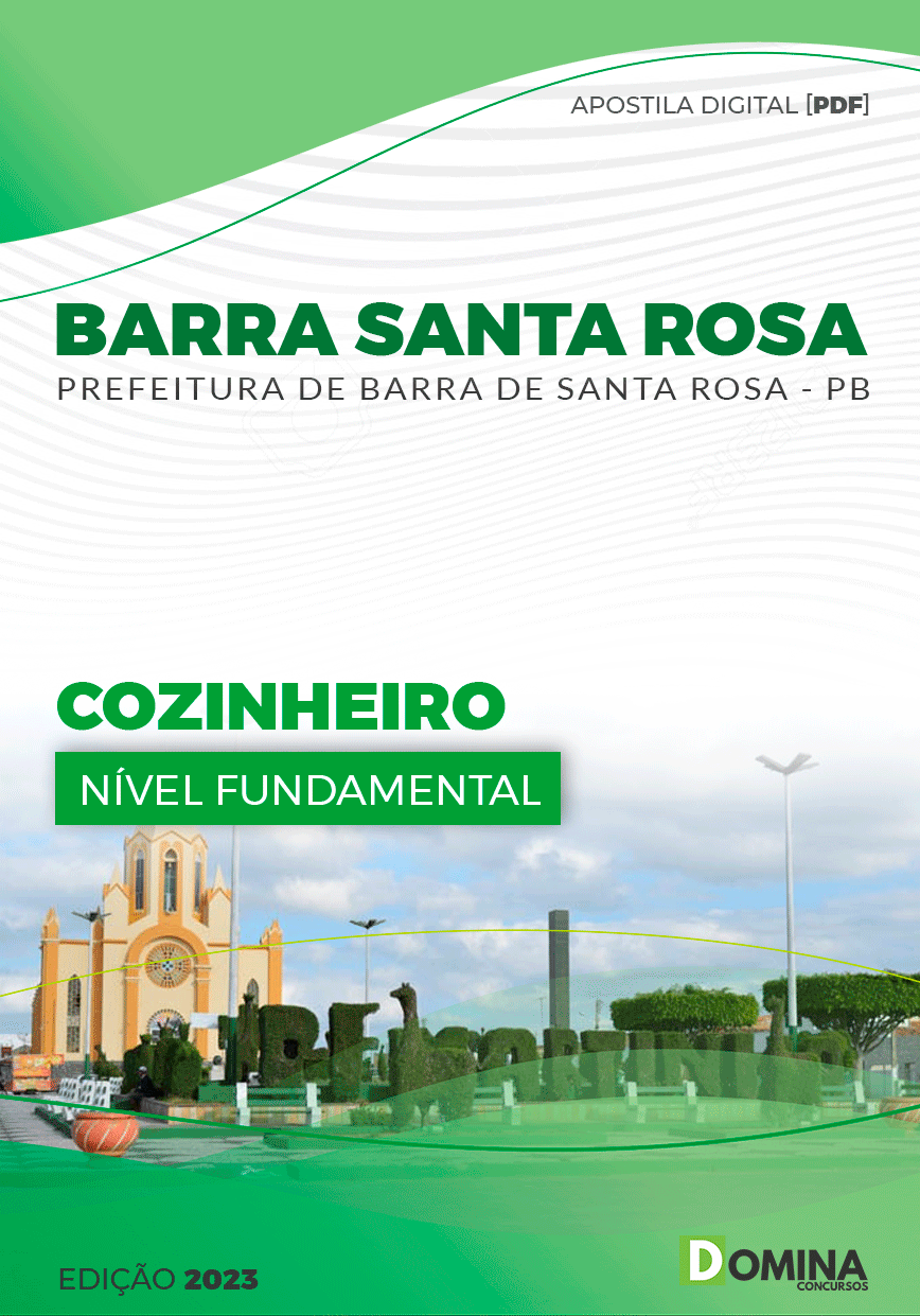 Apostila Pref Barra Santa Rosa PB 2023 Cozinheiro