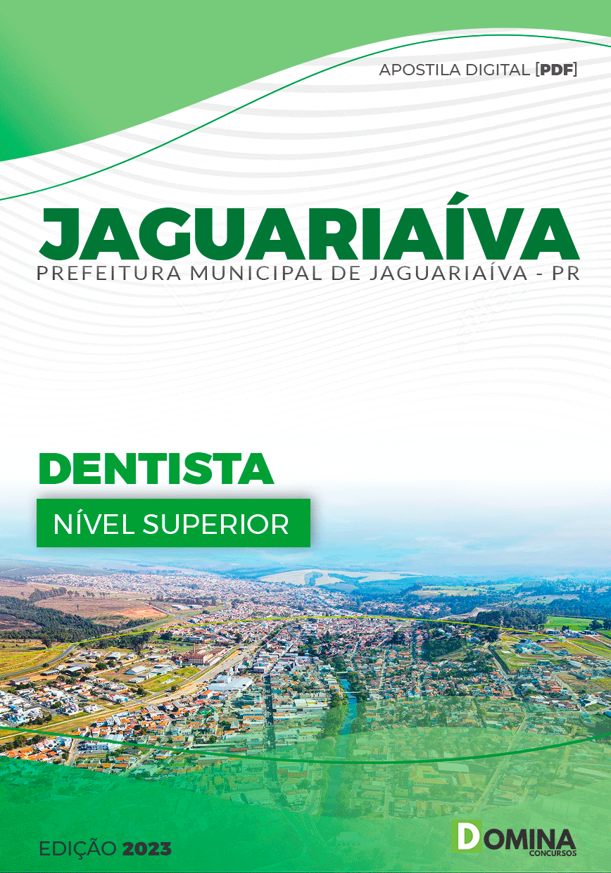 Apostila Concurso Pref Jaguariaíva PR 2023 Dentista
