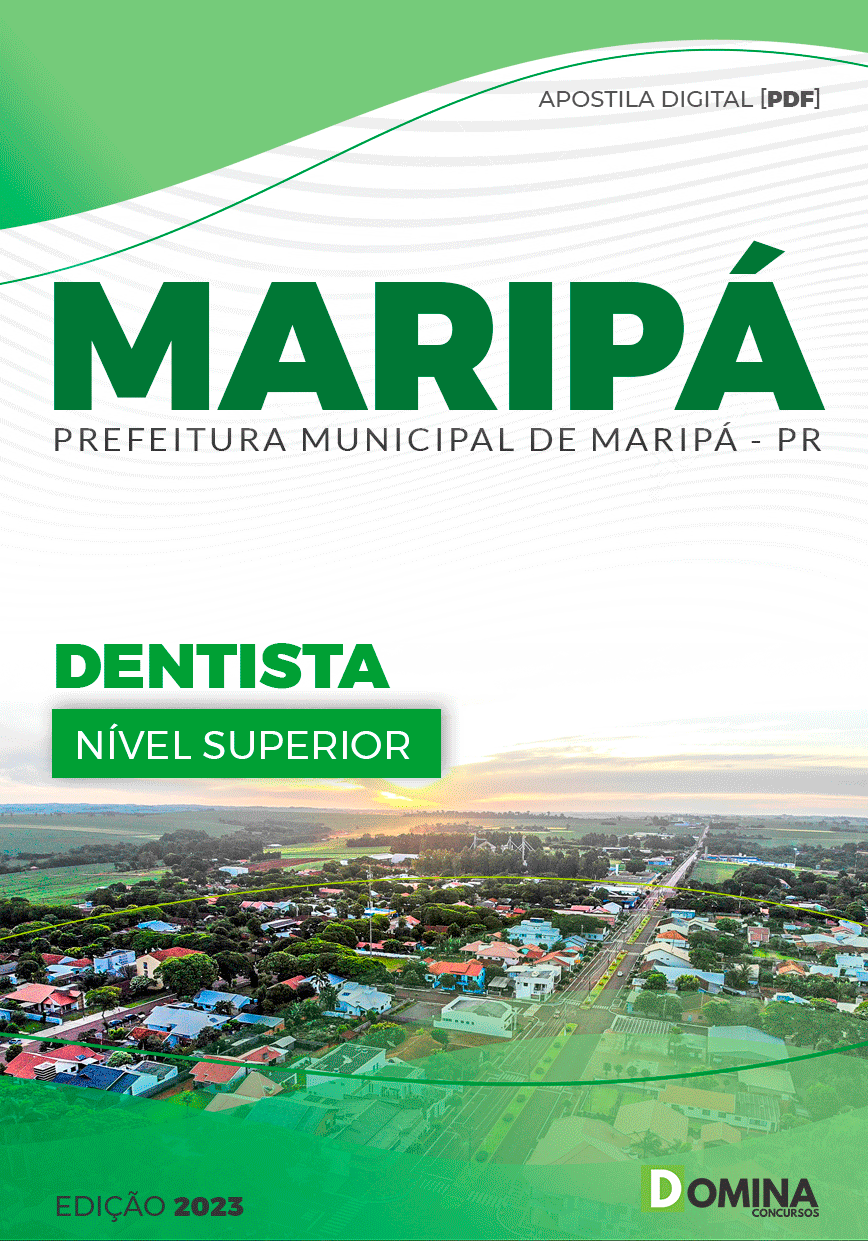 Apostila Concurso Pref Maripá PR 2023 Dentista