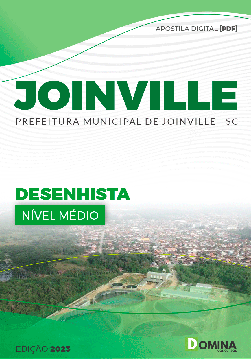 Apostila Pref Joinville SC 2023 Agente Saneamento Desenhista