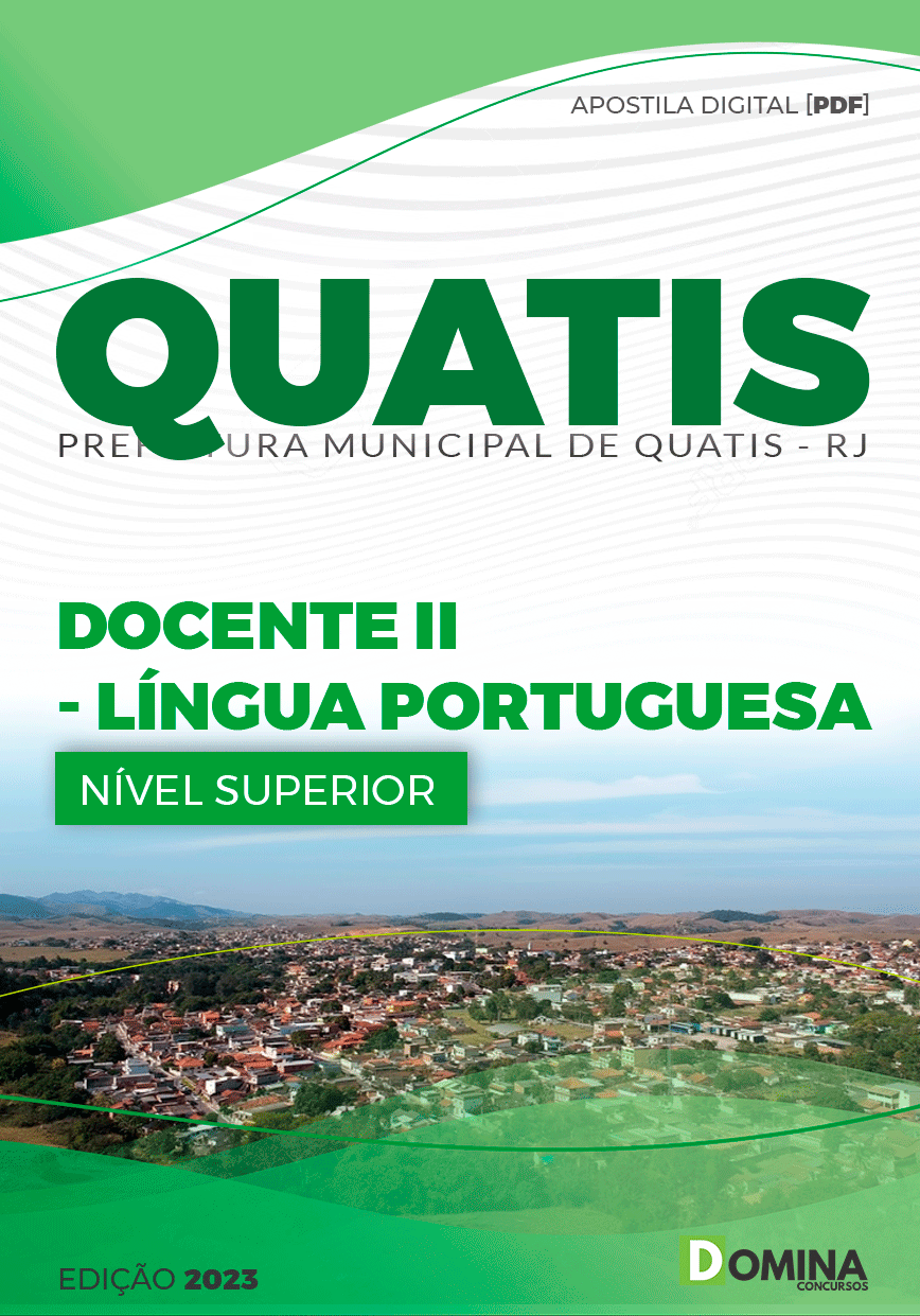 Apostila Concurso Pref Quatis RJ 2023 Docente II Língua Portuguesa