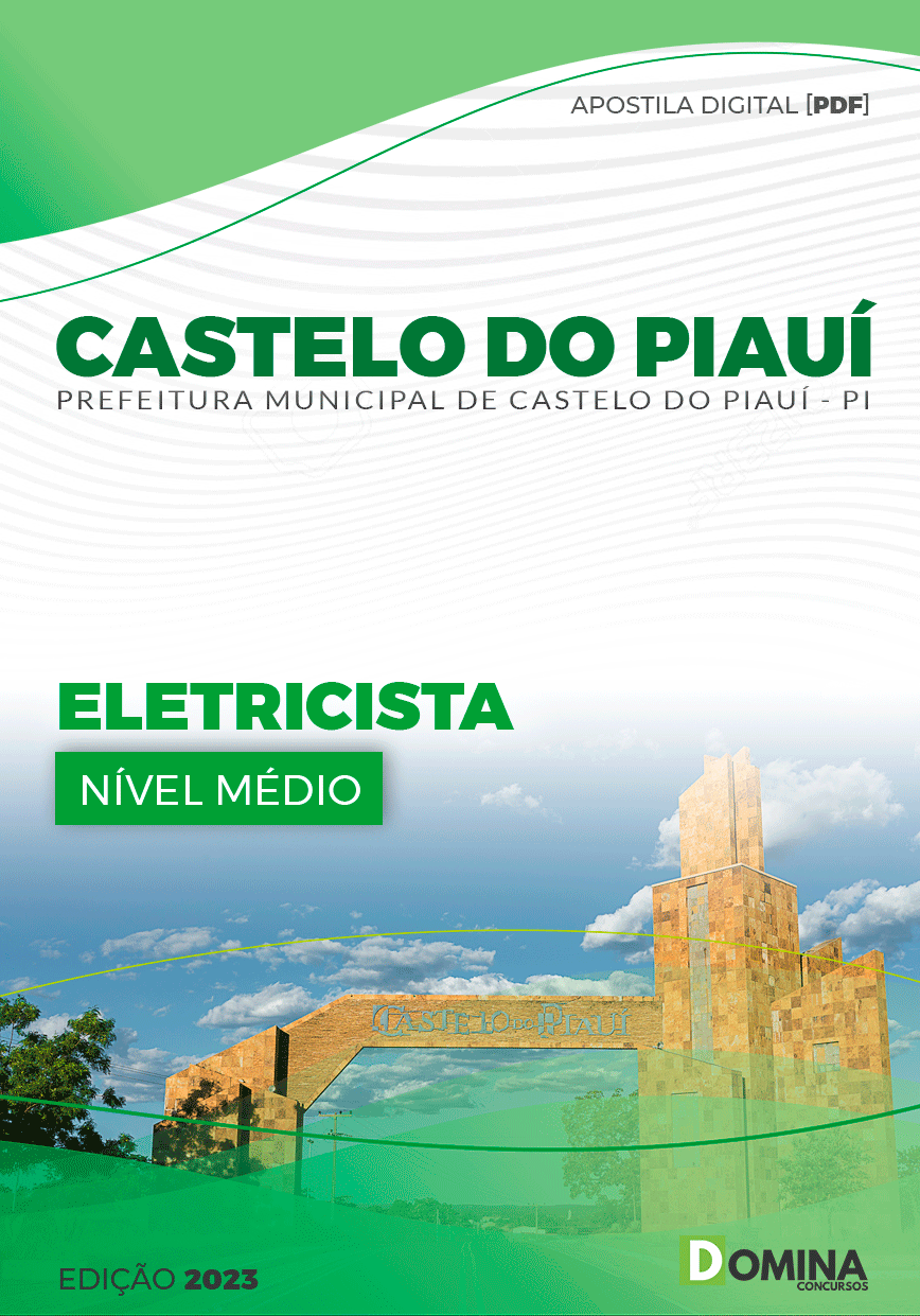 Apostila Digital Pref Castelo do Piauí PI 2023 Eletricista