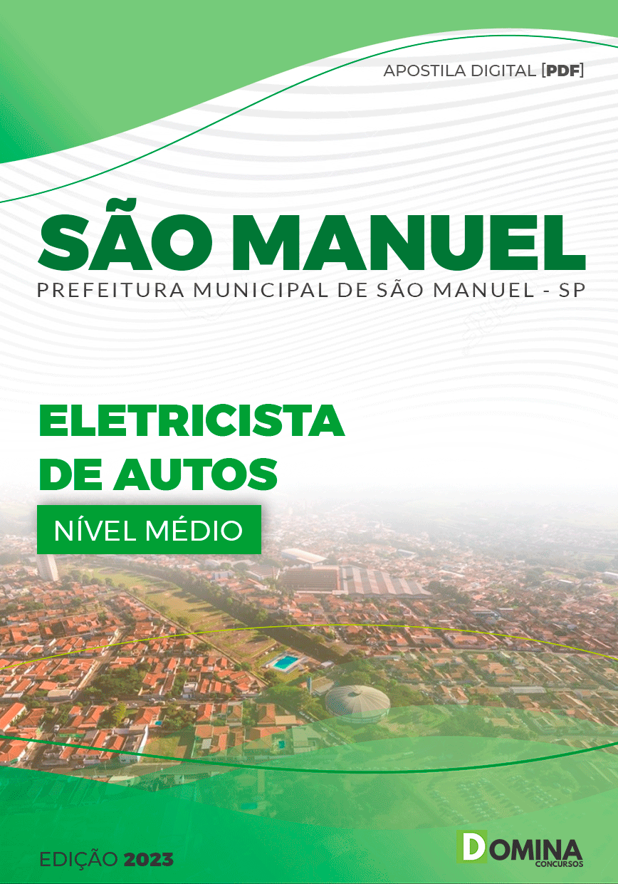 Apostila Pref São Manuel SP 2023 Eletricista Autos