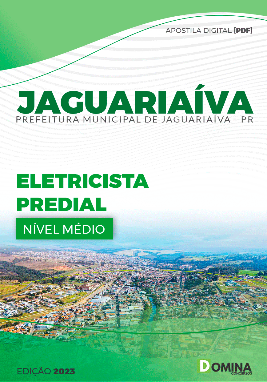 Apostila Concurso Pref Jaguariaíva PR 2023 Eletricista Predial