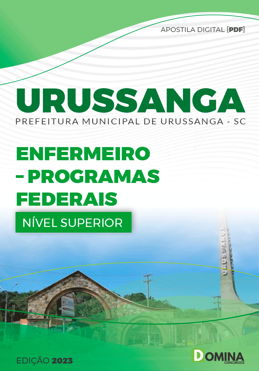 Apostila Pref Urussanga SC 2023 Enfermeiro Programas Federais