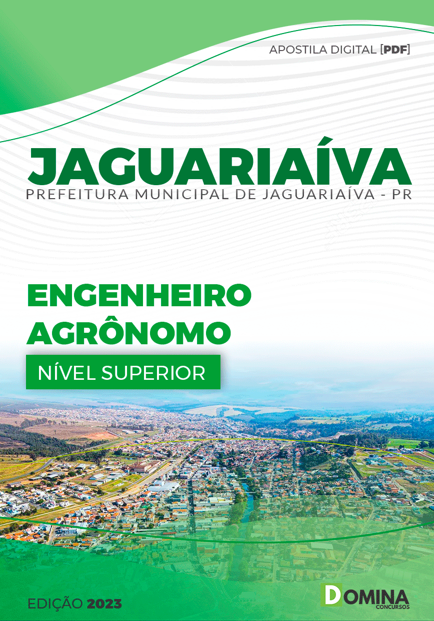 Apostila Concurso Pref Jaguariaíva PR 2023 Engenheiro Agrônomo