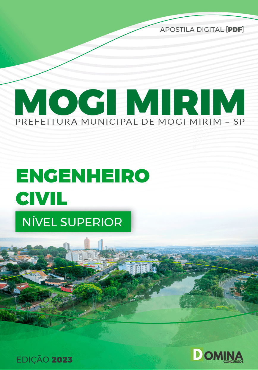 Apostila Concurso Pref Mogi Mirim SP 2023 Engenheiro Civil