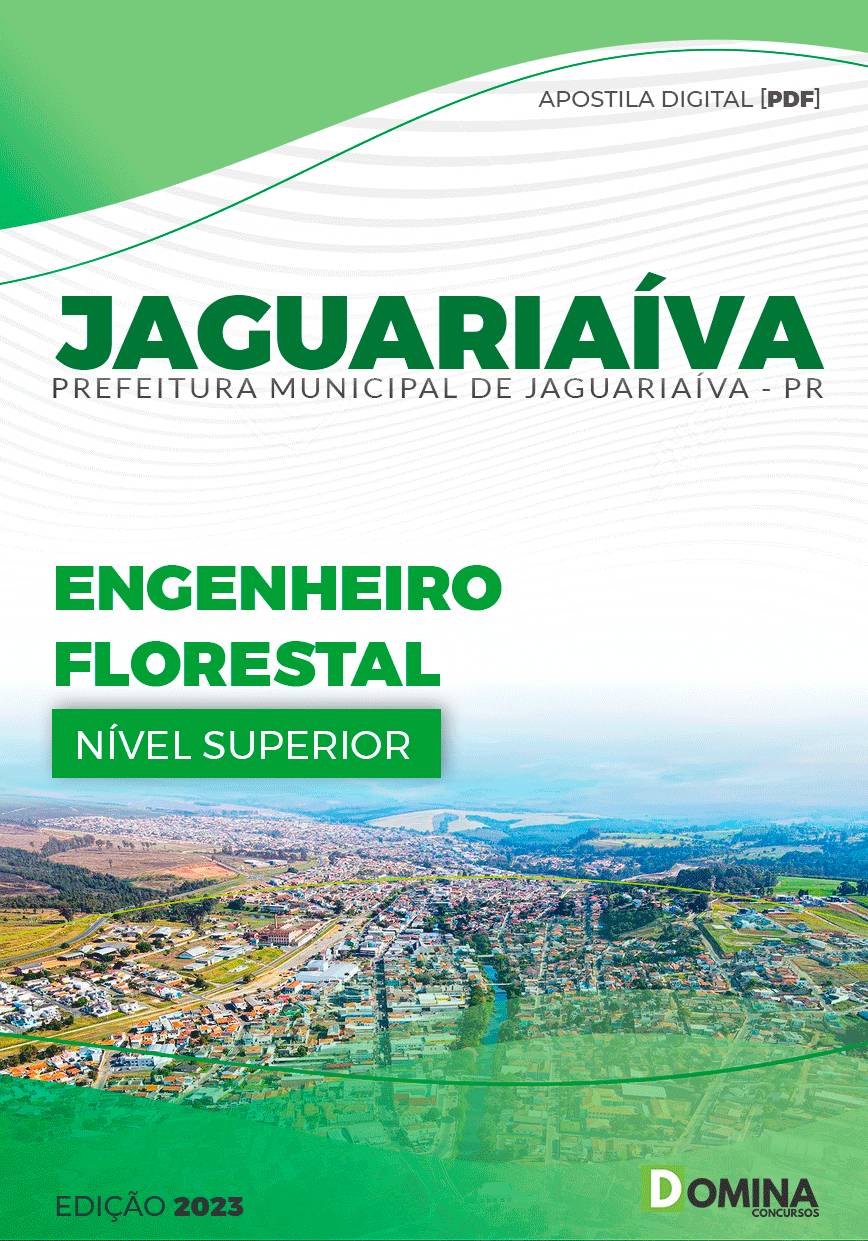Apostila Concurso Pref Jaguariaíva PR 2023 Engenheiro Florestal