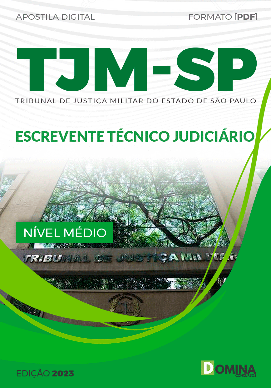 Apostila TJM SP 2023 Escrevente Técnico Judiciário