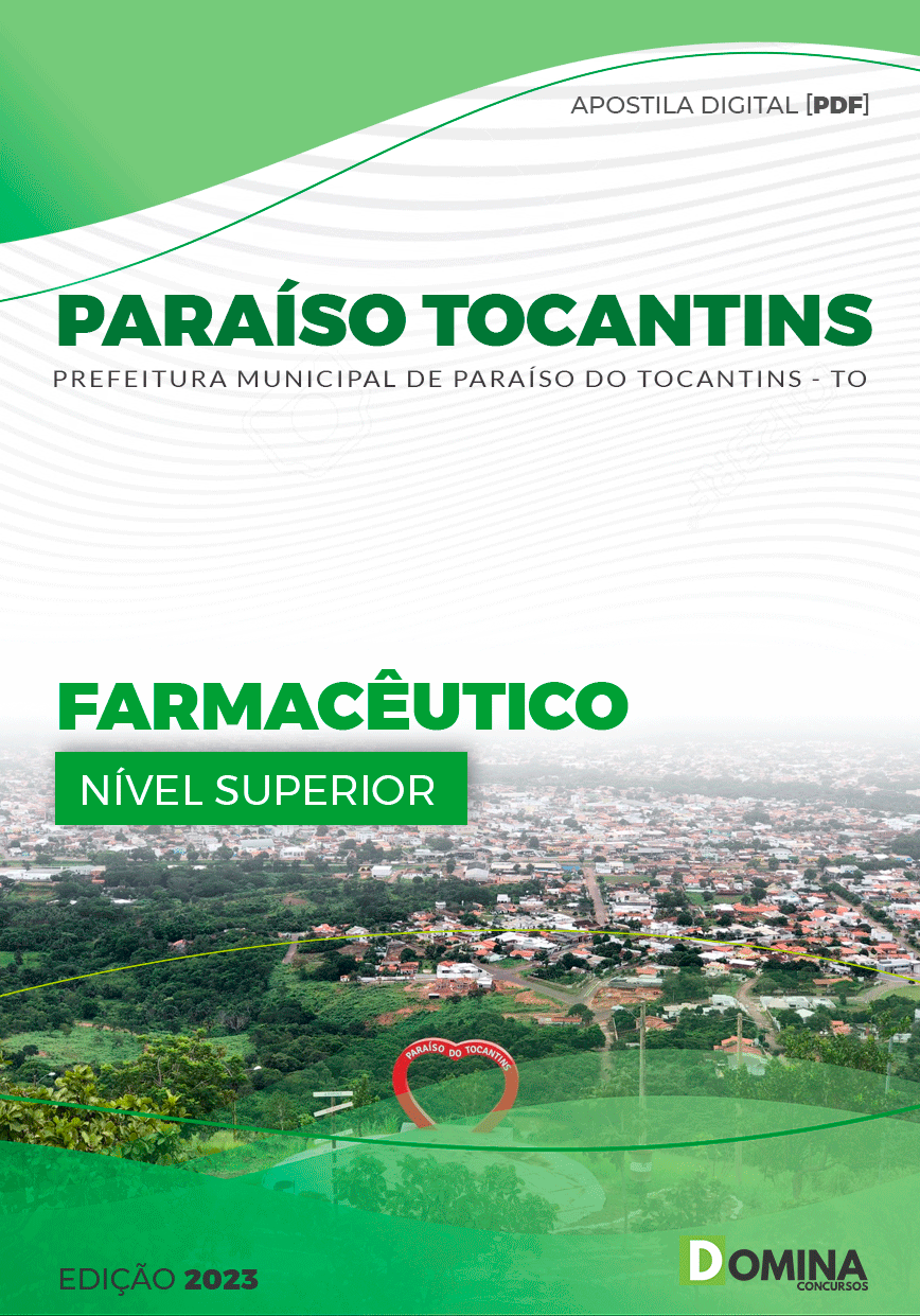 Apostila Pref Paraíso Tocantins TO 2023 Farmacêutico