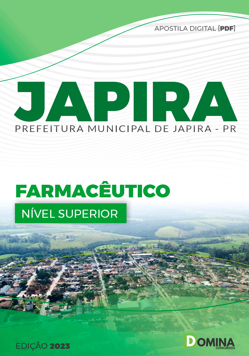 Apostila Concurso Pref Japira PR 2023 Farmacêutico