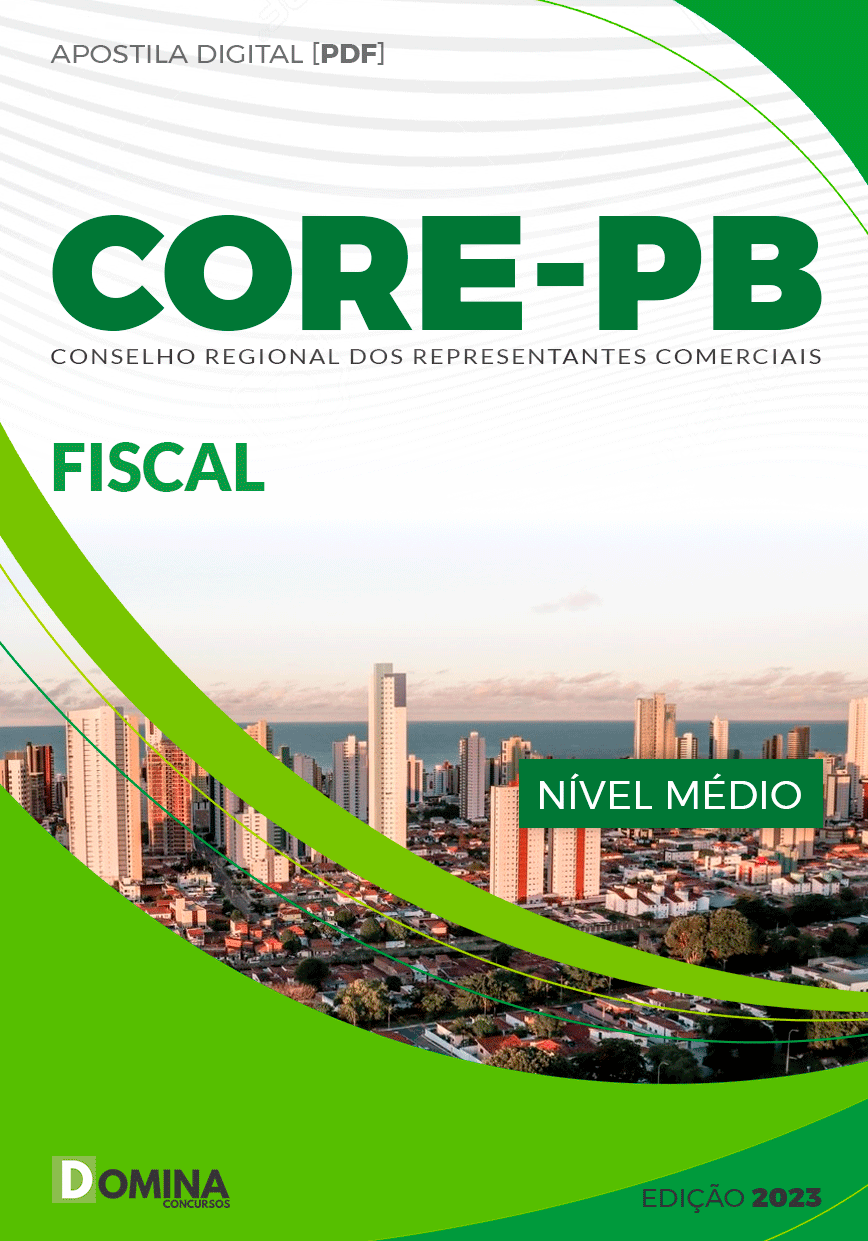 Apostila Concurso Público CORE PB 2023 Fiscal