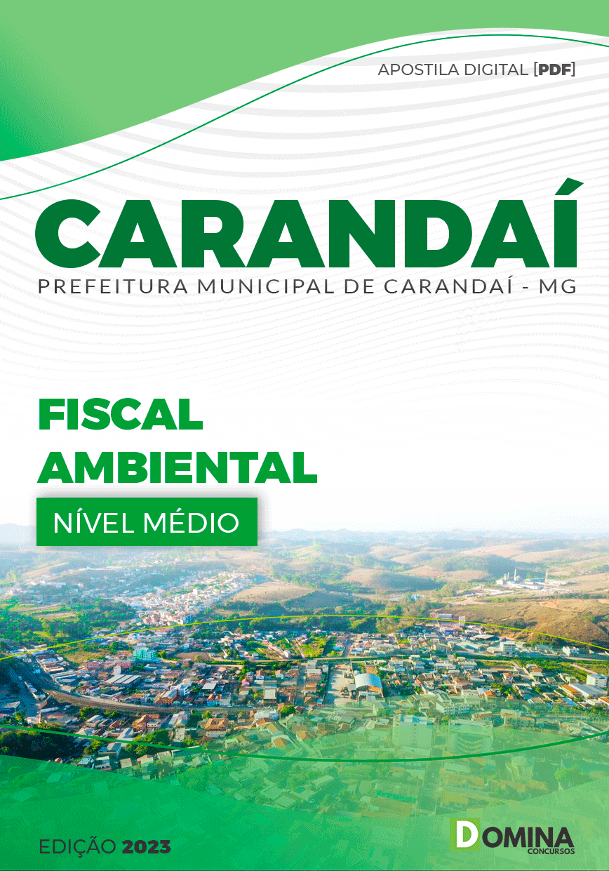 Apostila Concurso Pref Carandaí MG 2023 Fiscal Ambiental