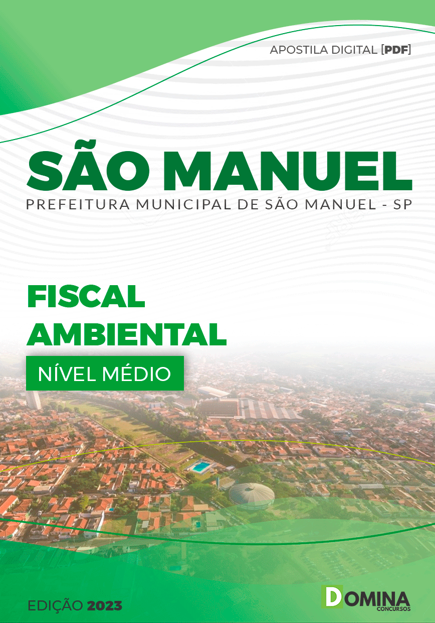 Apostila Pref São Manuel SP 2023 Fiscal Ambiental