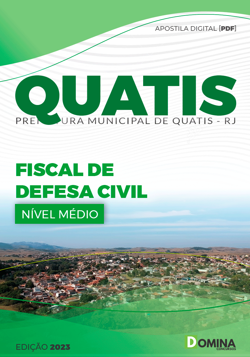 Apostila Concurso Pref Quatis RJ 2023 Fiscal Defesa Civil