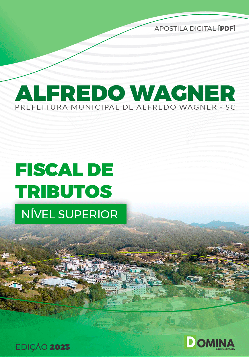 Apostila Pref Alfredo Wagner SC 2023 Fiscal Tributos