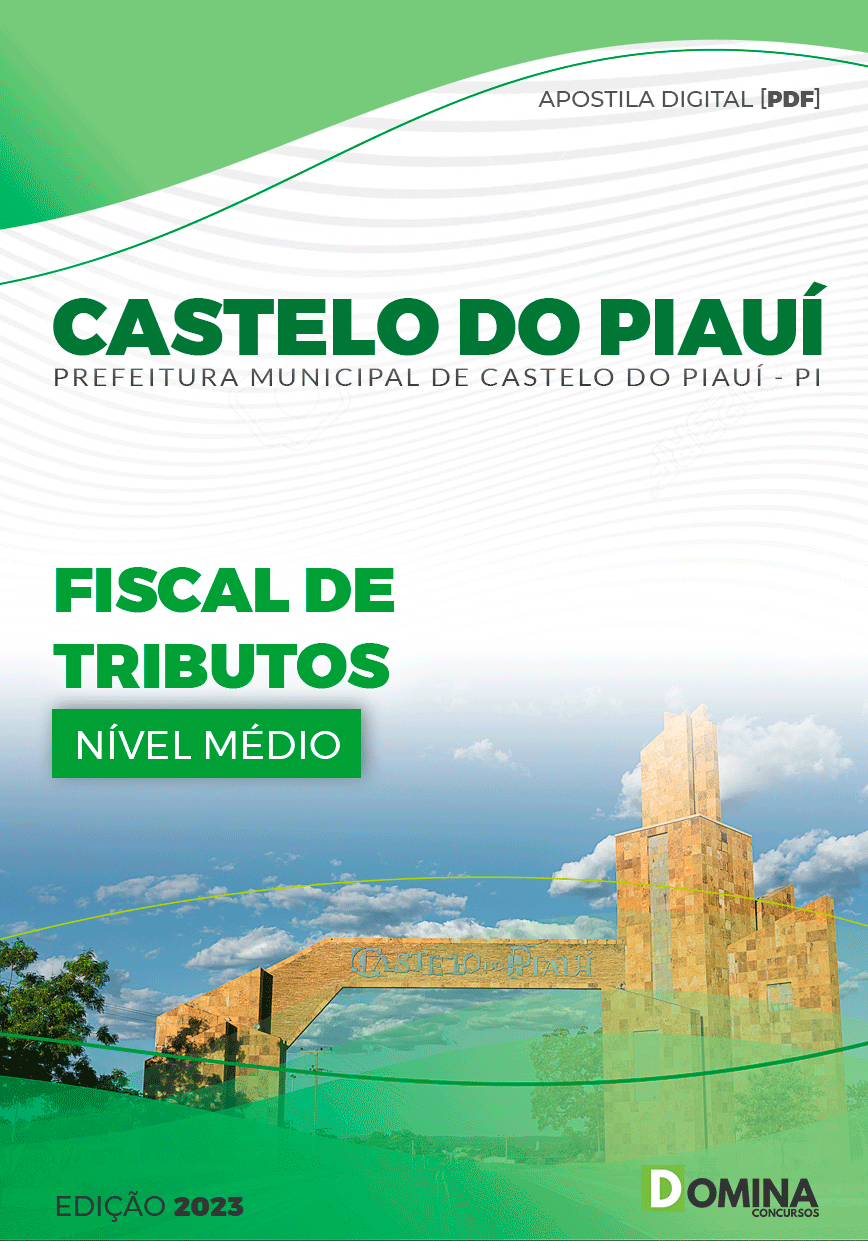 Apostila Pref Castelo do Piauí PI 2023 Fiscal Tributos