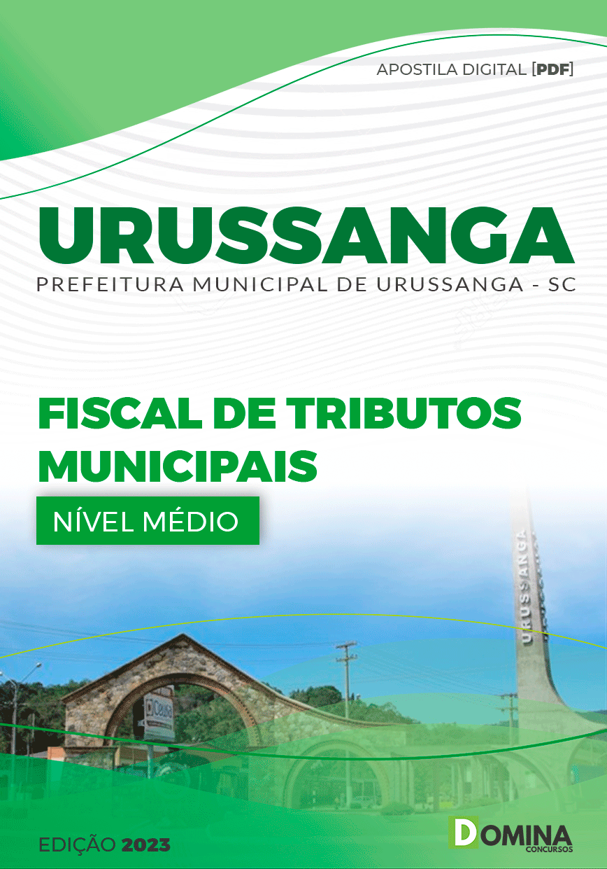 Apostila Pref Urussanga SC 2023 Fiscal Tributos Municipais