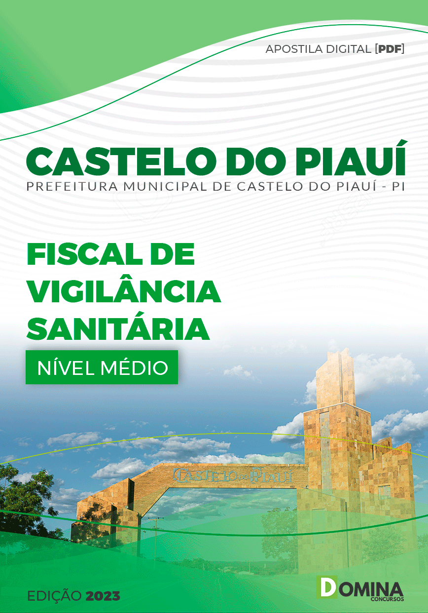 Apostila Pref Castelo do Piauí PI 2023 Fiscal Vigilância Sanitária
