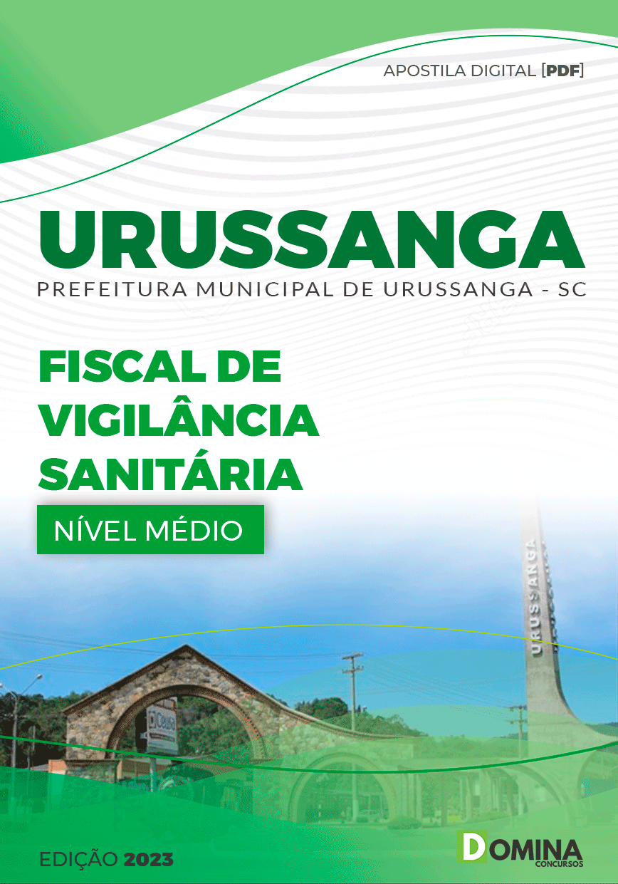 Apostila Pref Urussanga SC 2023 Fiscal Vigilância Sanitária
