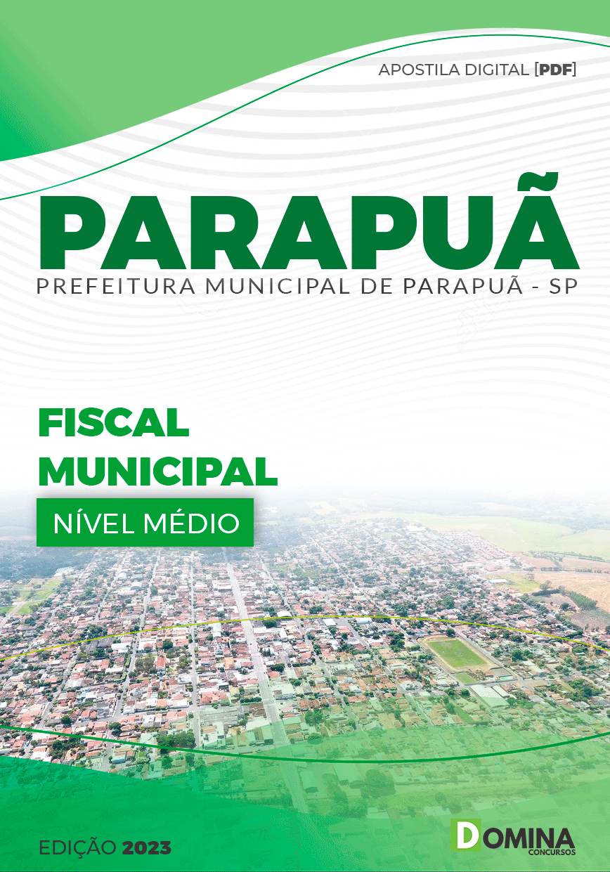 Apostila Concurso Pref Parapuã SP 2023 Fiscal Municipal