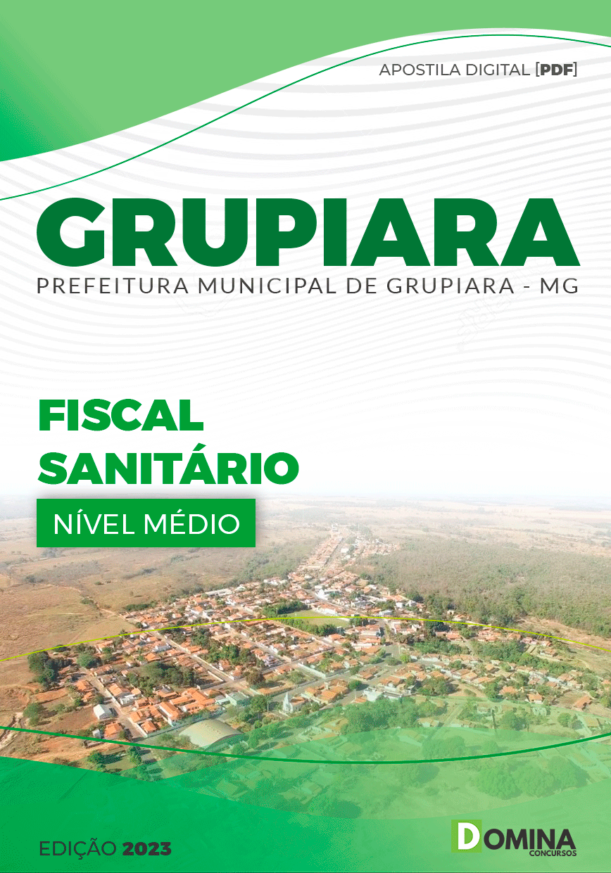 Apostila Concurso Pref Grupiara MG 2023 Fiscal Sanitário