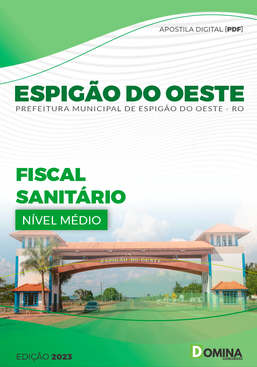 Apostila Pref Espigão D´Oeste RO 2023 Fiscal Sanitário