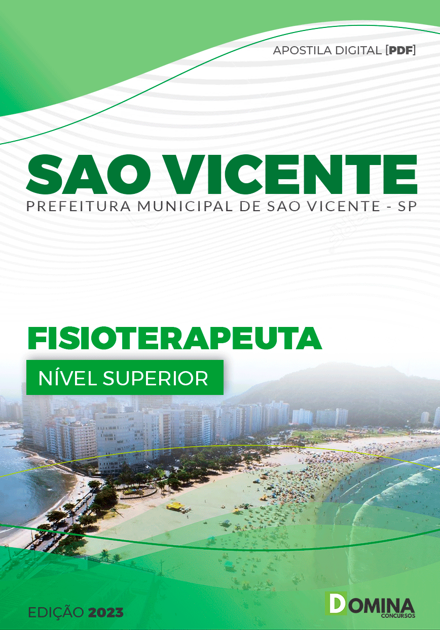 Apostila Concurso Pref São Vicente SP 2023 Fisioterapeuta