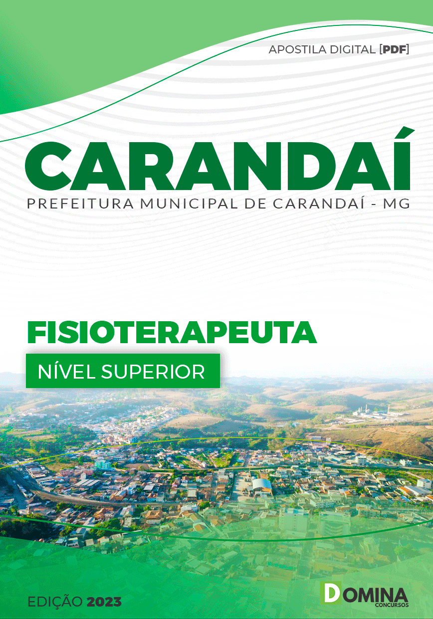 Apostila Concurso Pref Carandaí MG 2023 Fisioterapeuta