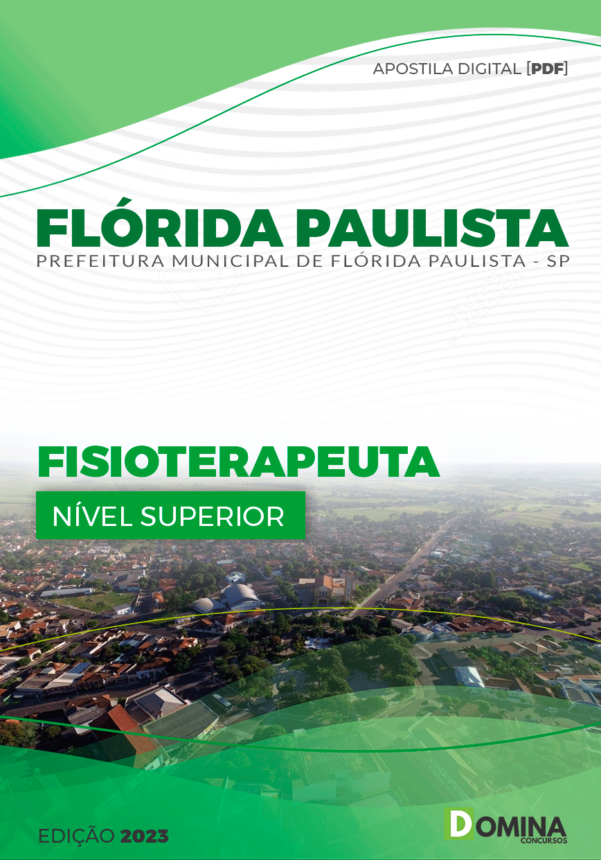 Apostila Pref Flórida Paulista SP 2023 Fisioterapeuta