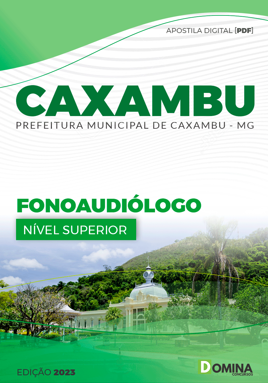 Apostila Concurso Pref Caxambu MG 2023 Fonoaudiólogo