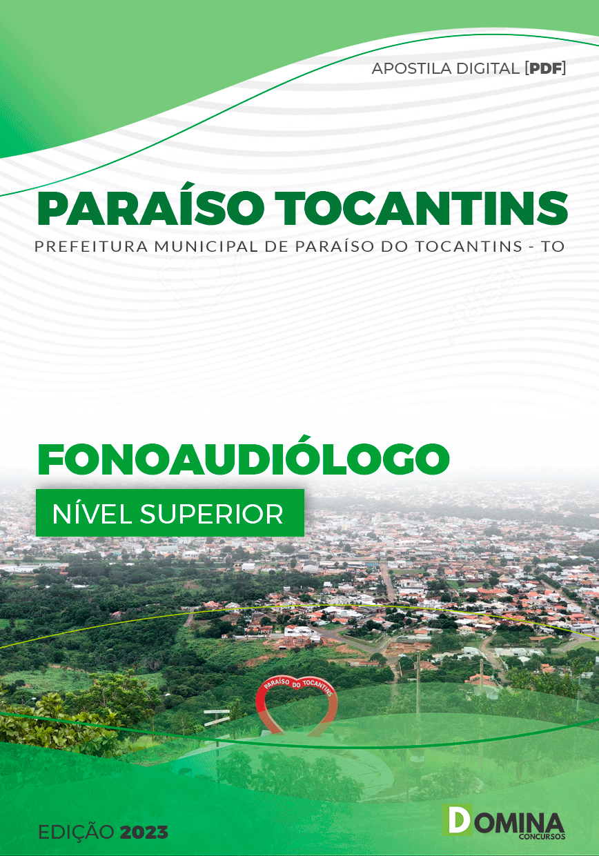 Apostila Pref Paraíso Tocantins TO 2023 Fonoaudiólogo