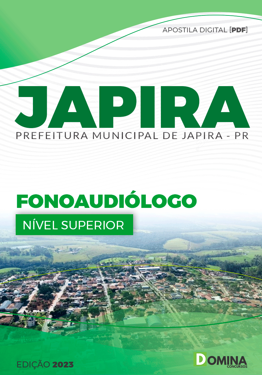 Apostila Concurso Pref Japira PR 2023 Fonoaudiólogo