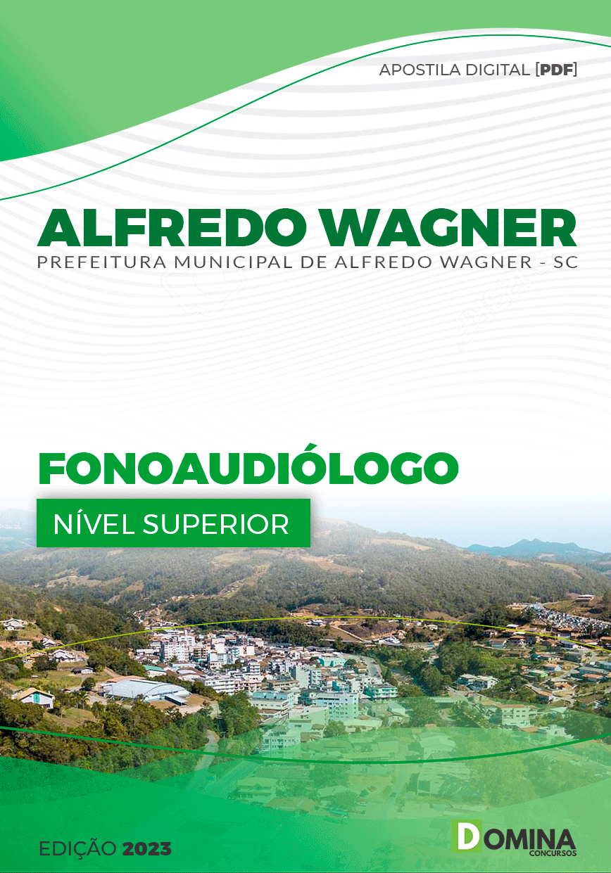 Apostila Pref Alfredo Wagner SC 2023 Fonoaudiólogo