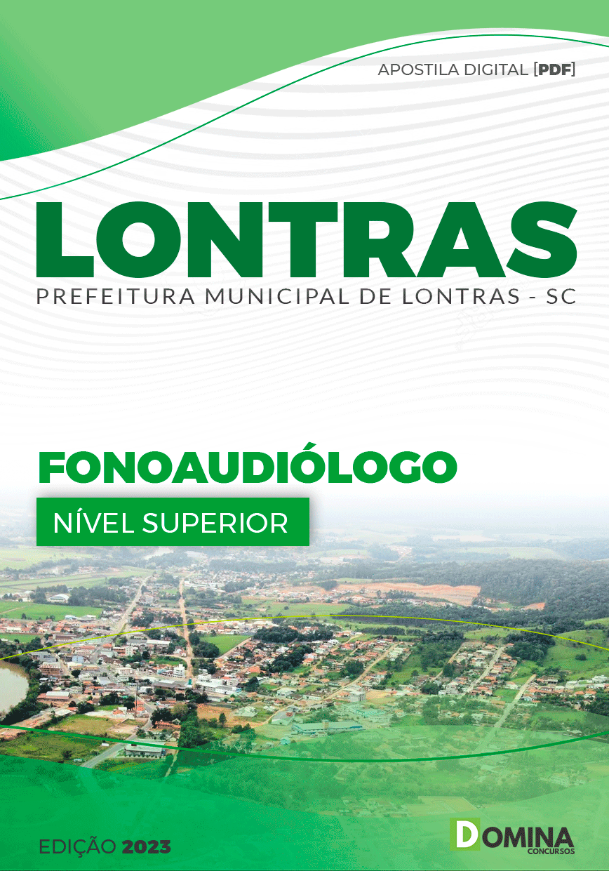 Apostila Concurso Pref Lontras SC 2023 Fonoaudiólogo