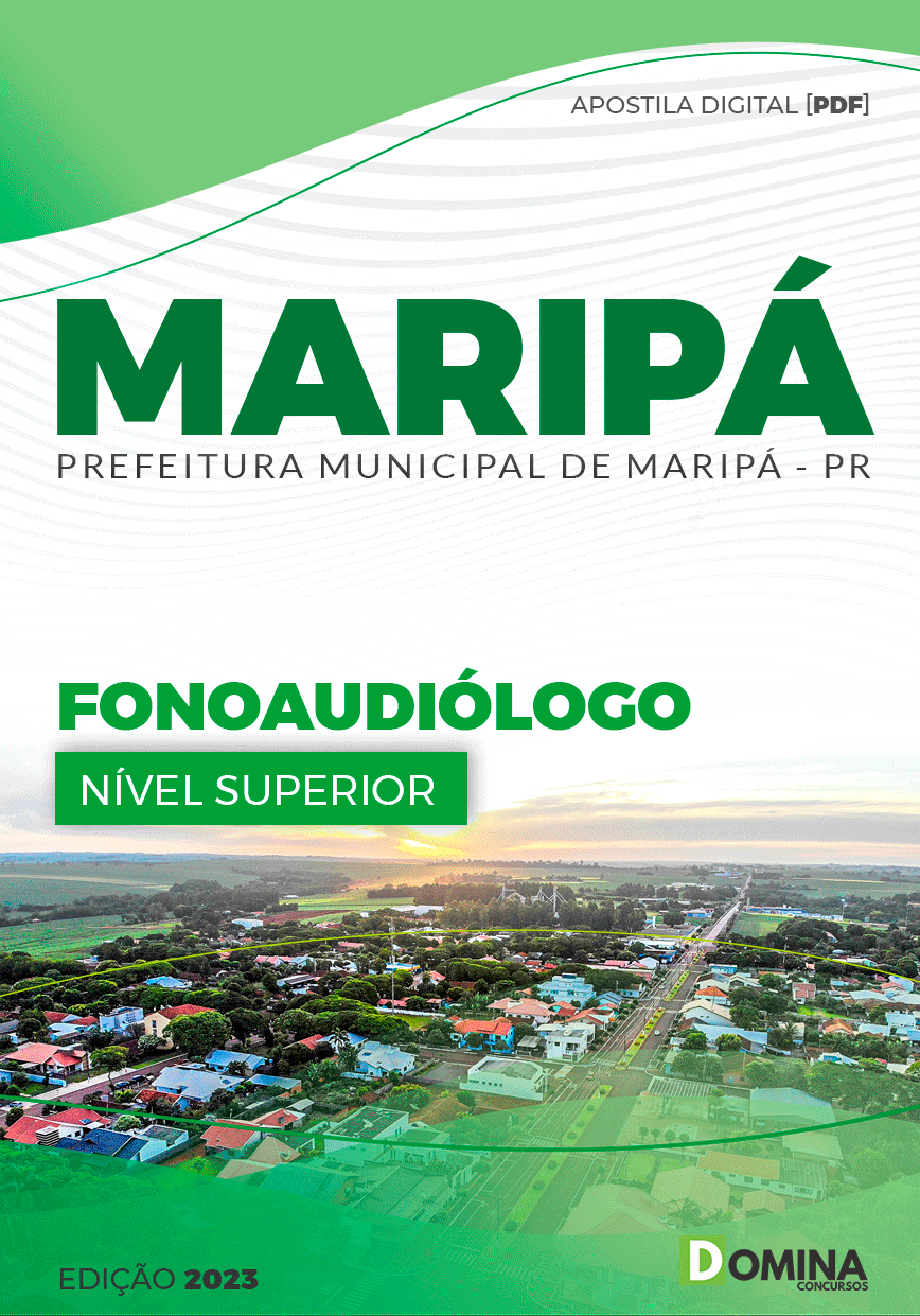 Apostila Concurso Pref Maripá PR 2023 Fonoaudiólogo