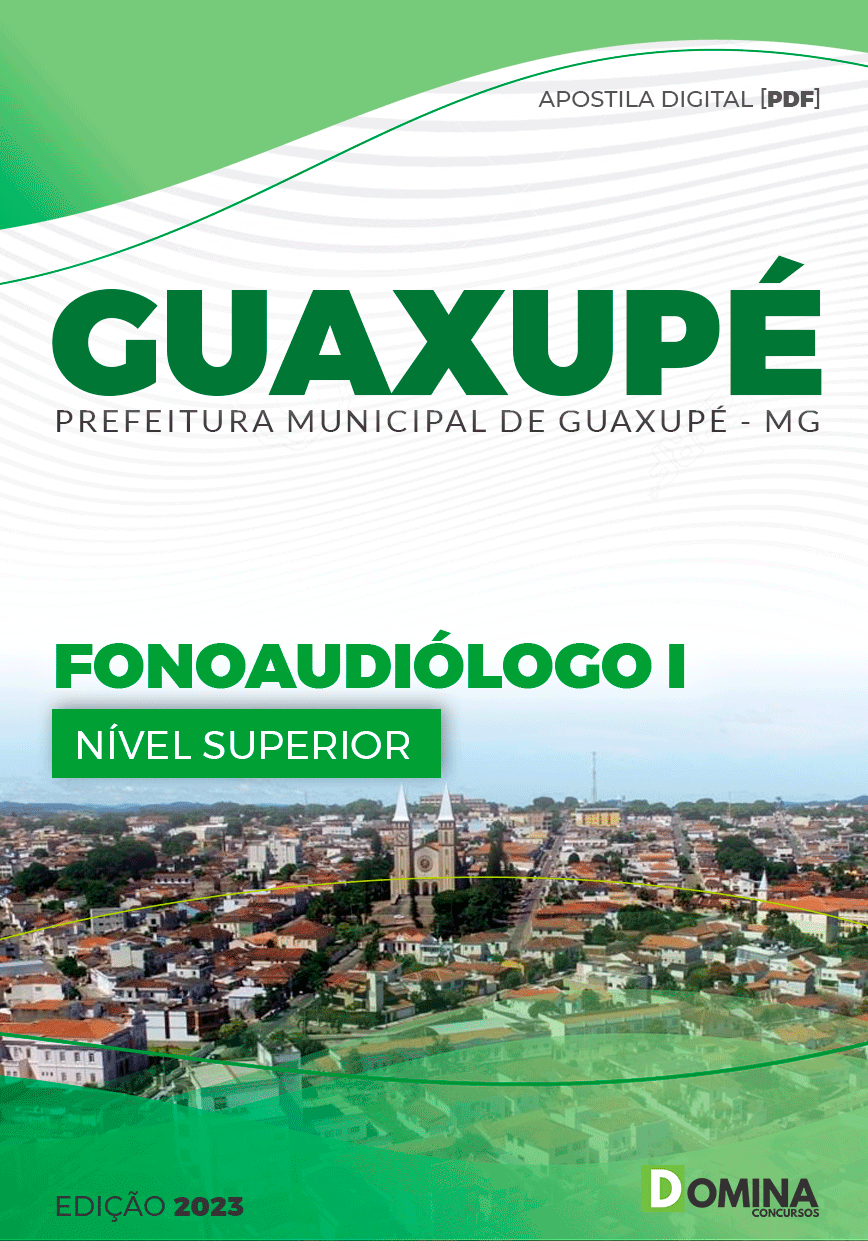 Apostila Concurso Pref Guaxupé MG 2023 Fonoaudiólogo I