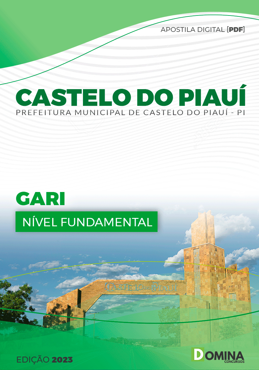 Apostila Concurso Pref Castelo do Piauí PI 2023 Gari