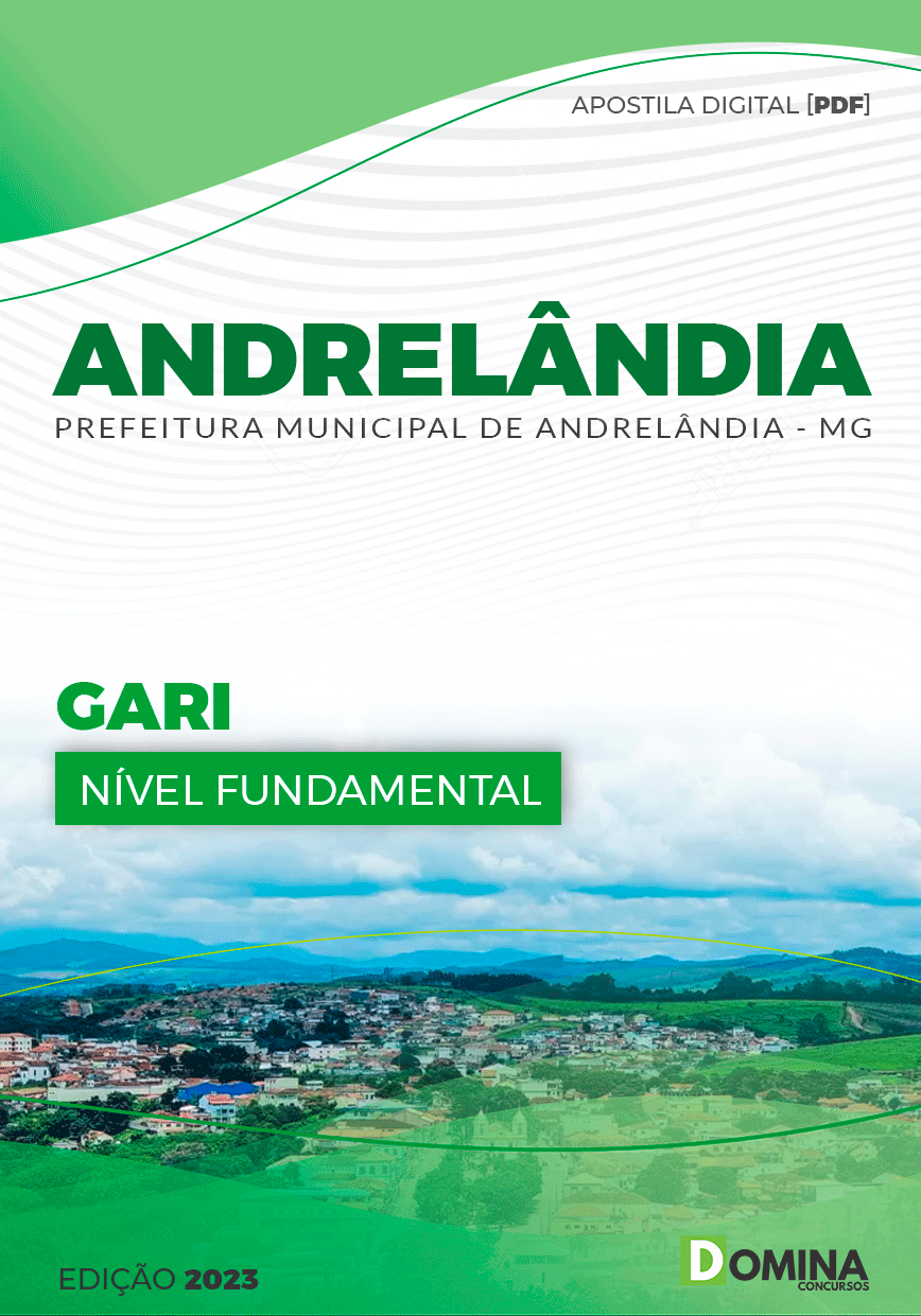 Apostila Concurso Pref Andrelândia MG 2023 Gari