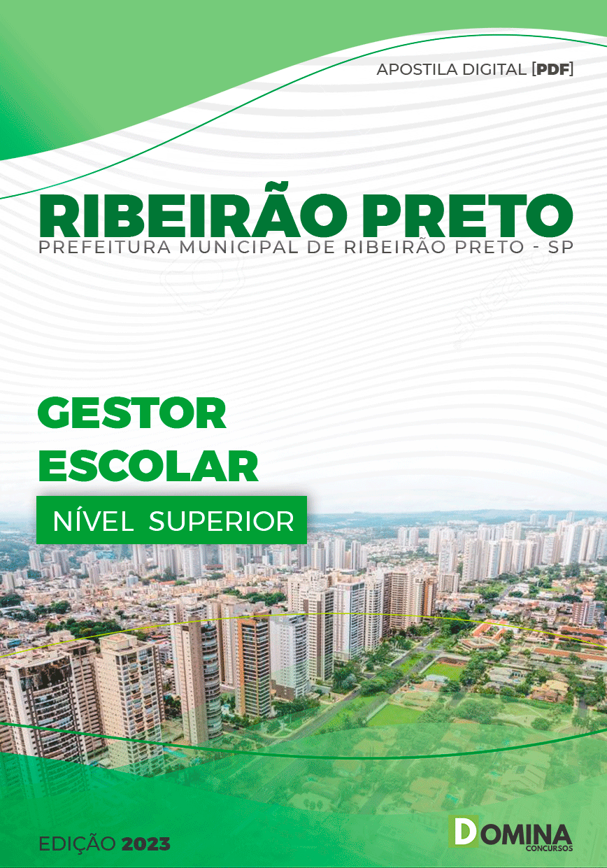 Apostila Pref Ribeirão Preto SP 2023 Gestor Escolar