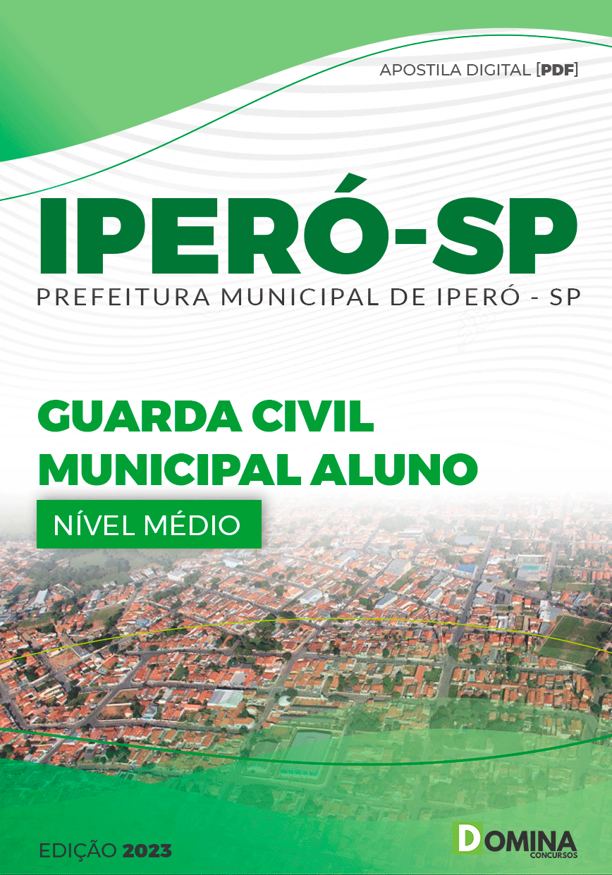 Apostila Pref Iperó SP 2023 Guarda Civil Municipal Aluno