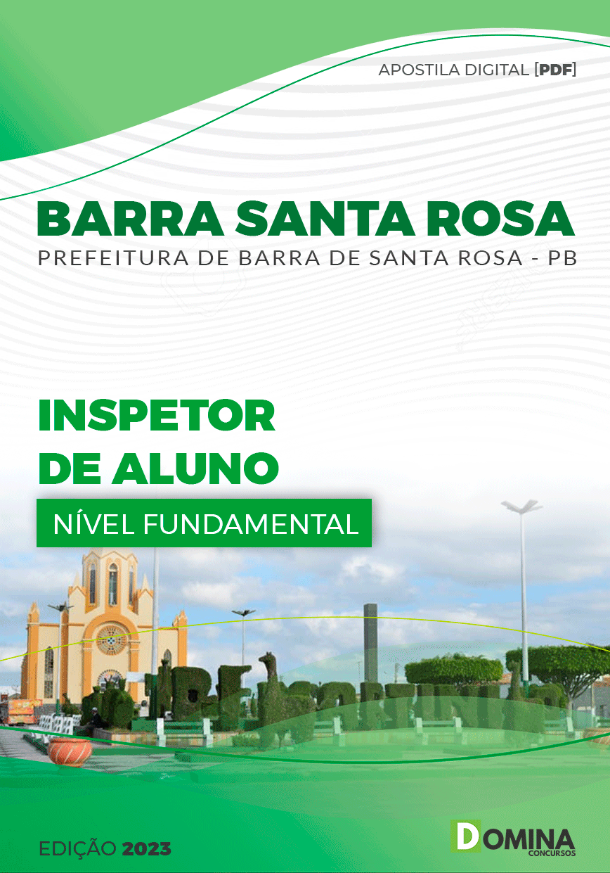 Apostila Pref Barra Santa Rosa PB 2023 Inspetor Aluno