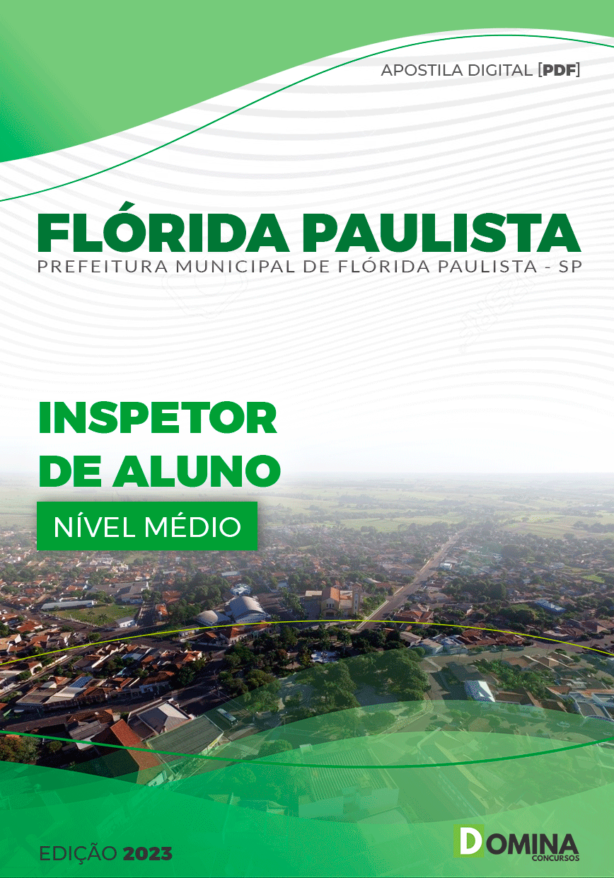 Apostila Pref Flórida Paulista SP 2023 Inspetor Alunos