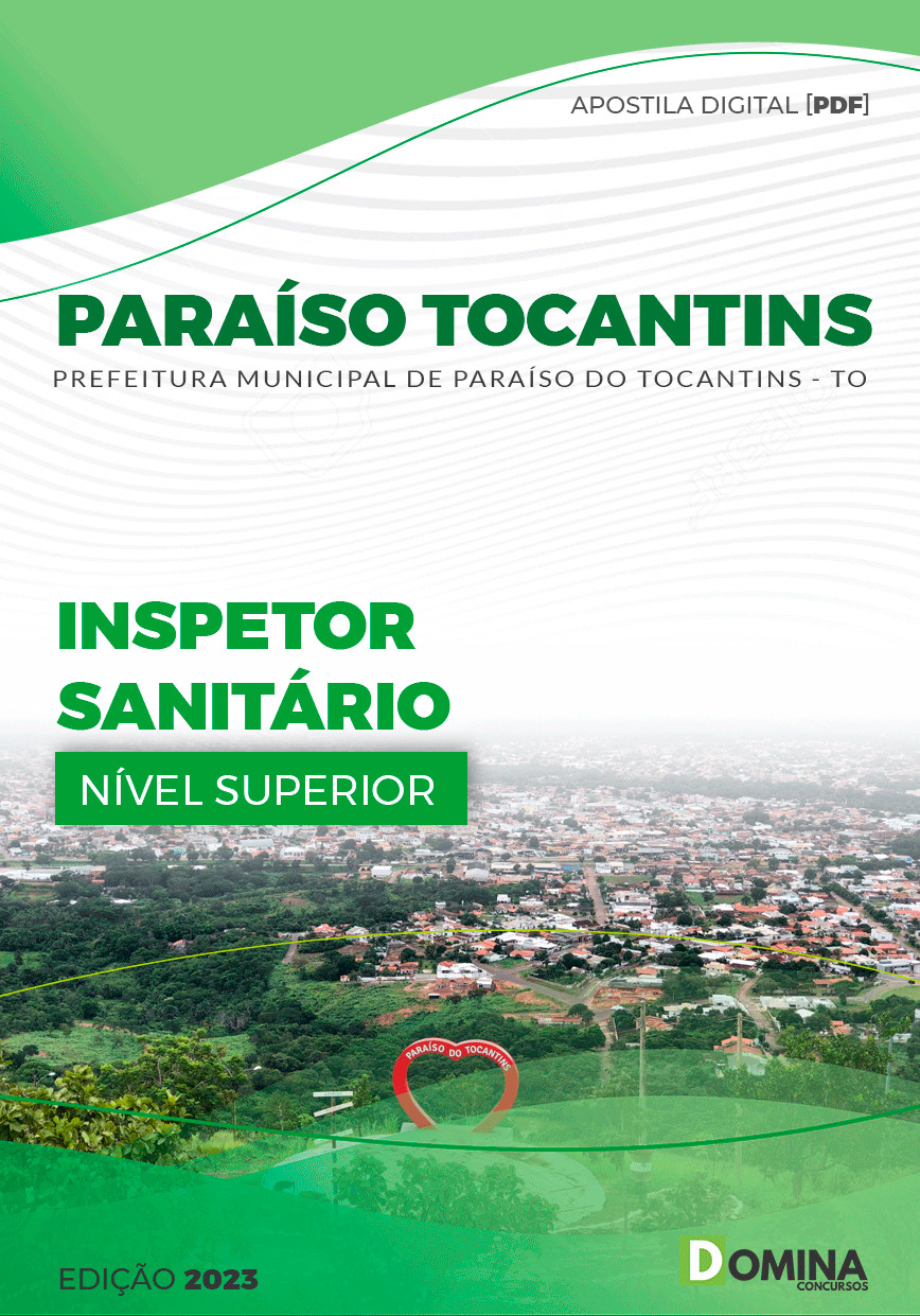 Apostila Pref Paraíso Tocantins TO 2023 Inspetor Sanitário