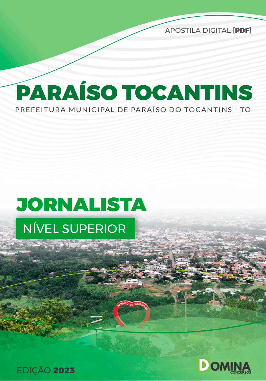 Apostila Pref Paraíso Tocantins TO 2023 Jornalista